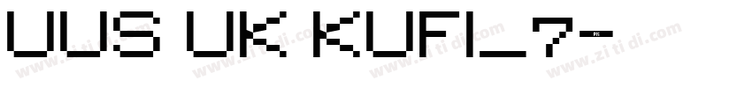 UUS UK KUFI_7字体转换